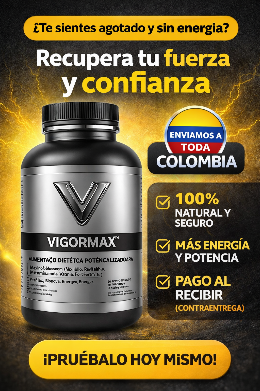 VigorMax-¡Más de dos mil hombres lo recomiendan!  ¡Un producto transformador! 🔥