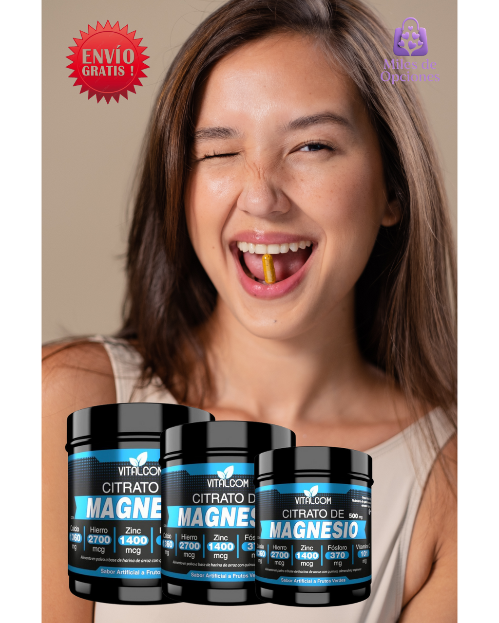 🌟✨ Revitaliza tu Energía con Citrato de Magnesio en Polvo ✨🌟