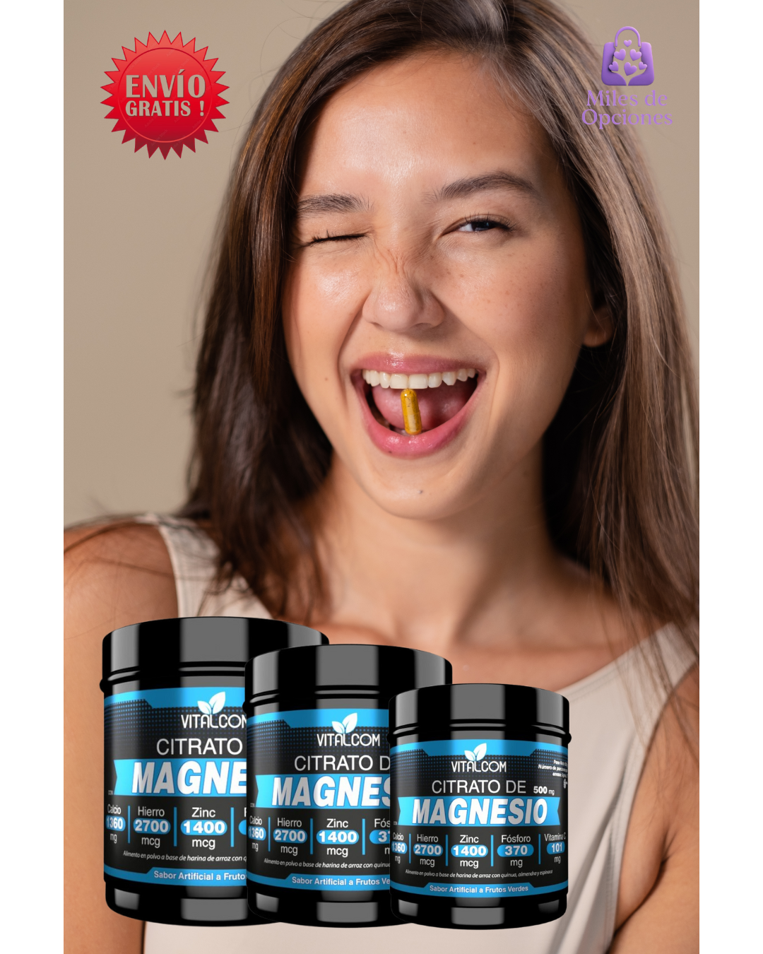 🌟✨ Revitaliza tu Energía con Citrato de Magnesio en Polvo ✨🌟